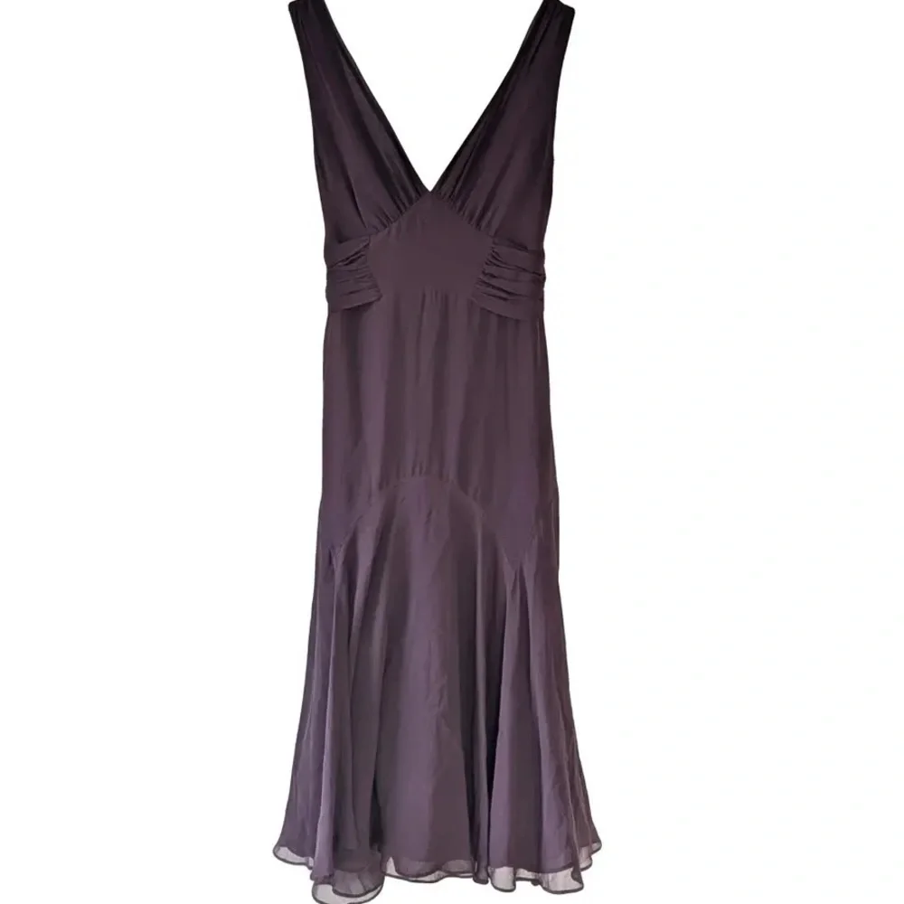 Ted Baker Silk Midi Dress Small Wedding Formal Party Jewel Tone Romantic - Picture 2 of 9